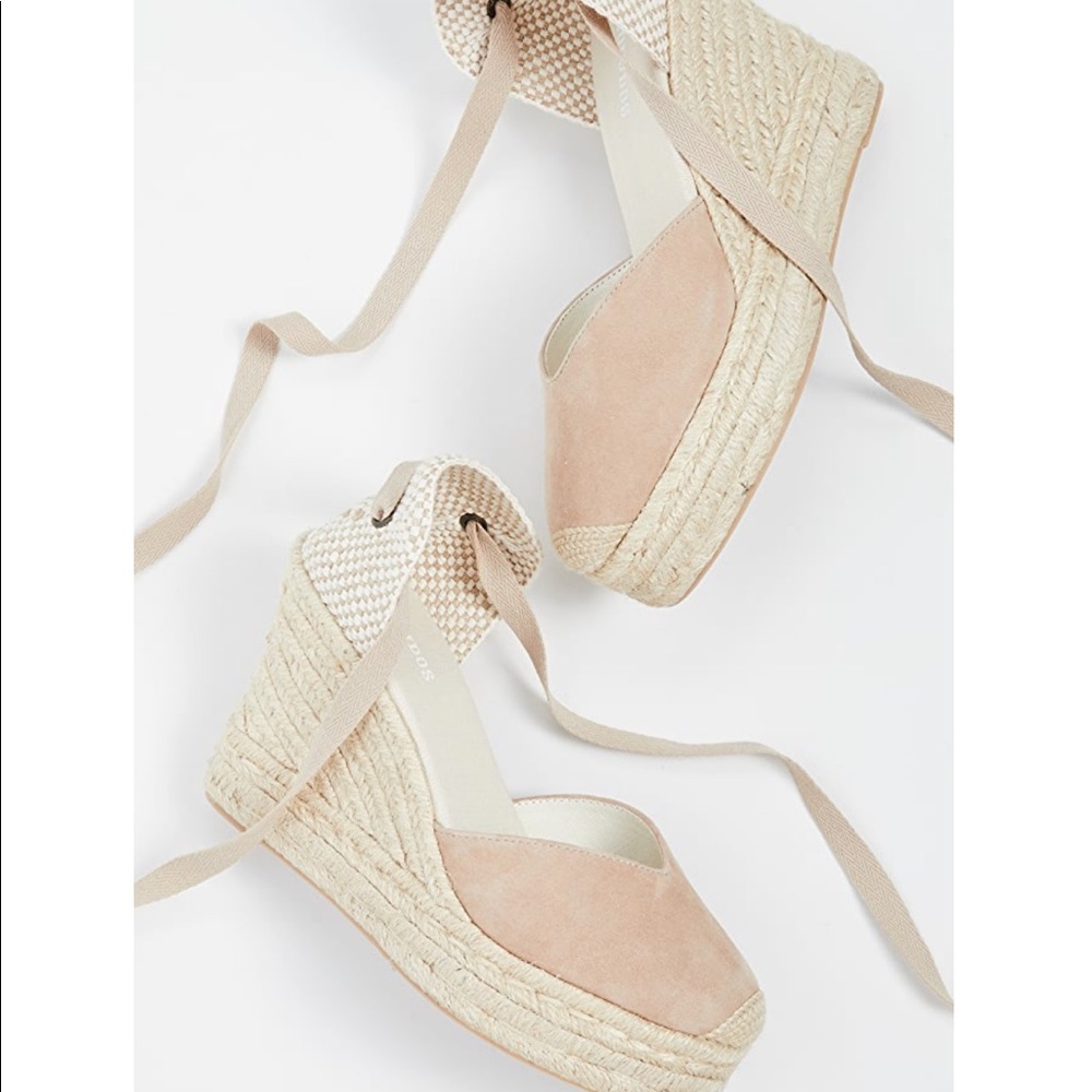 Soludos Mallorca Suede Wedge Esapdrille Sandal - Picture 9 of 11